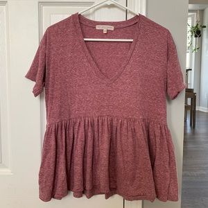 Urban outfitters peplum tee